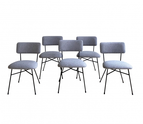 SET OF FIVE BBPR 'ELETTRA' CHAIRS
