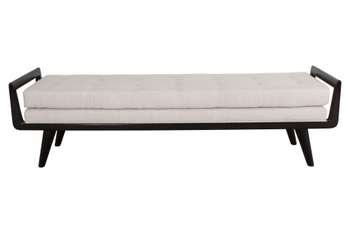 Mid-Century Style Wood Frame Bench by Appel Modern