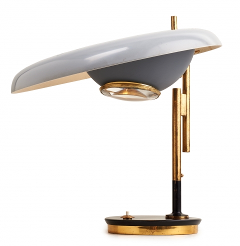 Oscar Torlasco Desk Lamp with Lens