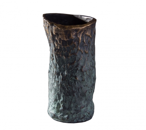 Jean Grisoni Bronze 'Pietra' Vase